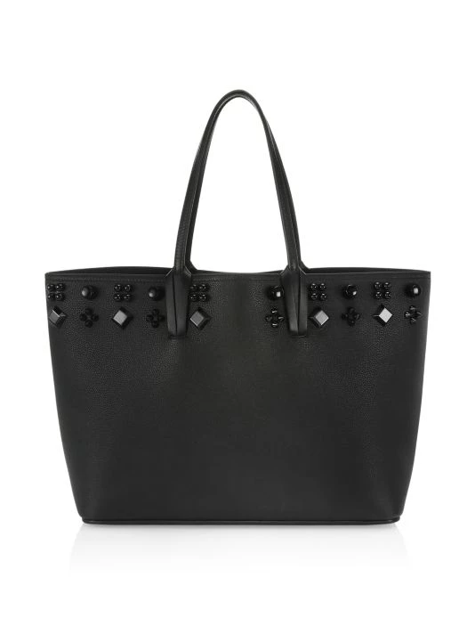 Christian Louboutin Cabata Embellished Leather Tote