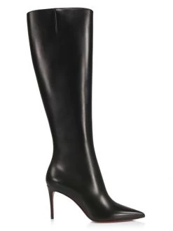 Christian Louboutin Kate Botta 85 Leather Knee-High Boots