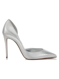Christian Louboutin Iriza 100 Metallic Leather Pumps