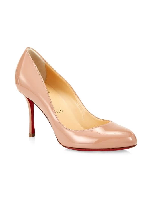 Christian Louboutin Dolly 85 Patent Leather Pumps - Image 2