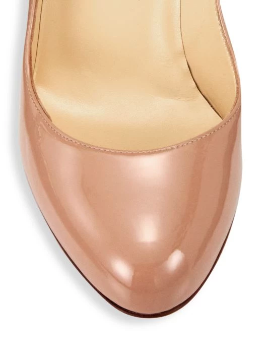 Christian Louboutin Dolly 85 Patent Leather Pumps - Image 4