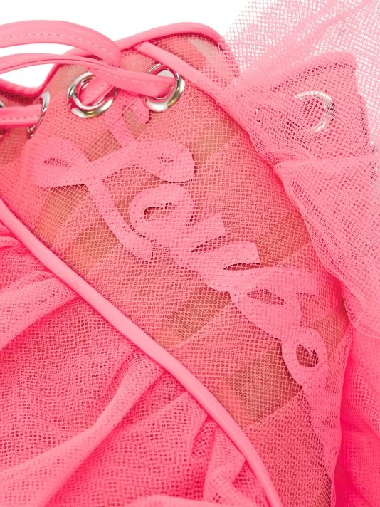 Christian Louboutin Marie Jane Tulle Bucket Bag - Image 4