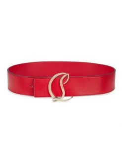 Christian Louboutin Reversible CL Logo Leather Belt