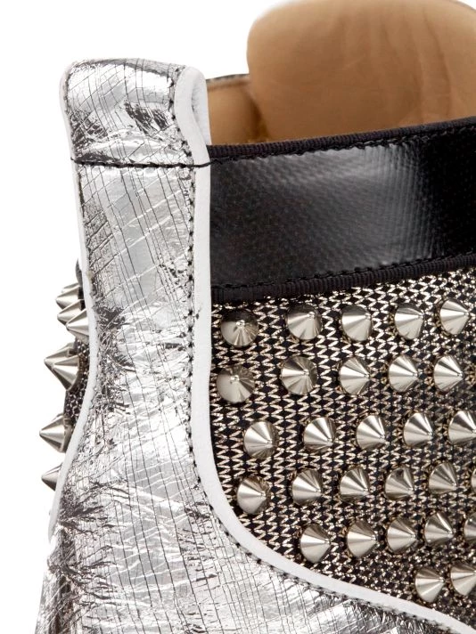 Christian Louboutin Louis Orlato High-Top Sneakers For Men - Image 6