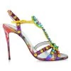 Christian Louboutin Goldora 100 Leather Studded Sandals
