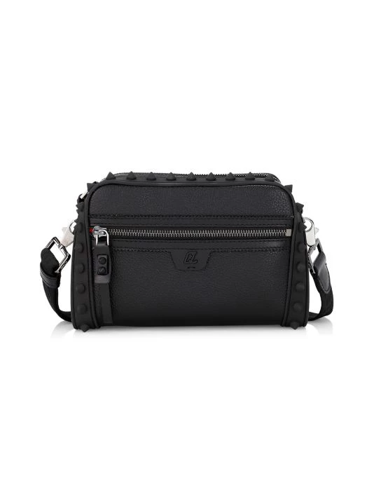 Christian Louboutin Loubitown Leather Crossbody Bag For Men Black - Image 7