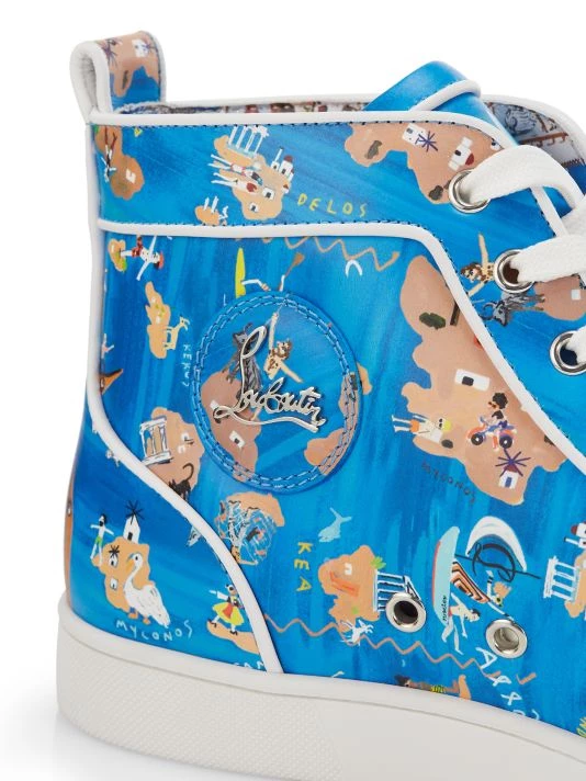 Christian Louboutin Louis Orlata Spiked High-Top Sneakers For Men - Image 6