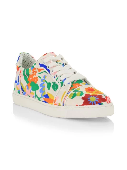 Christian Louboutin Vieira Orlato Satin Crepe Sneakers - Image 2