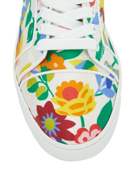Christian Louboutin Vieira Orlato Satin Crepe Sneakers - Image 4
