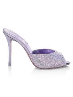 Christian Louboutin Me Dolly 100 Strass Sudes Mules