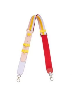 Christian Louboutin Logo Striped Bag Strap