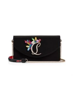 Christian Louboutin Loubi54 Satin Chain-Strap Bag