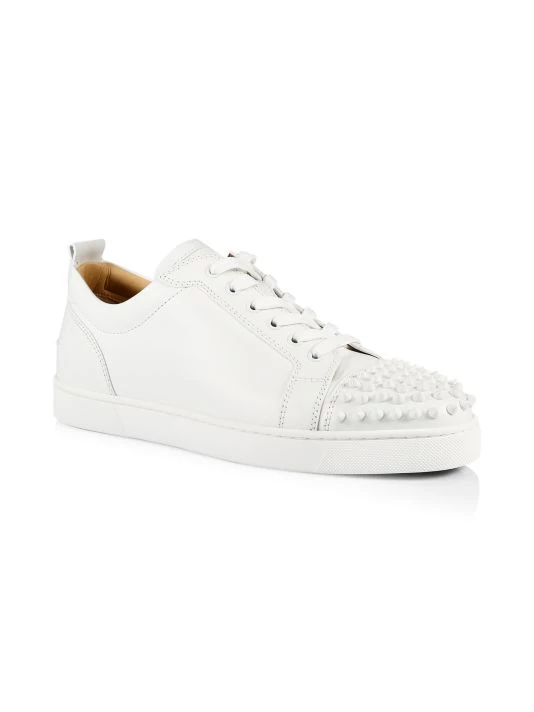 Christian Louboutin Louis Junior Spikes Flat Sneakers For Men Black - Image 2