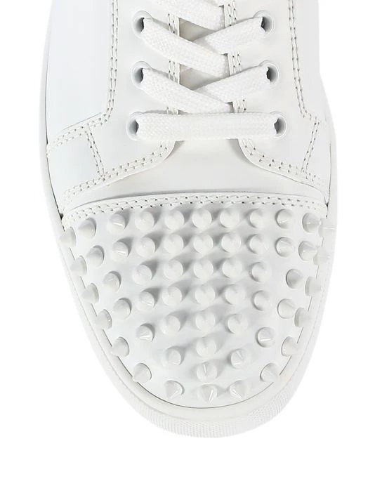Christian Louboutin Louis Junior Spikes Flat Sneakers For Men Black - Image 4
