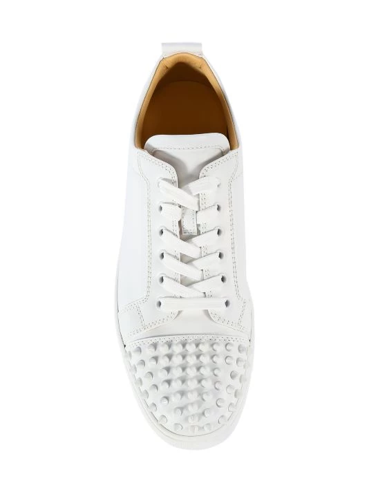 Christian Louboutin Louis Junior Spikes Flat Sneakers For Men Black - Image 5