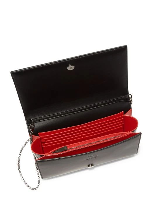 Christian Louboutin Paloma Spiked Leather Clutch - Image 3