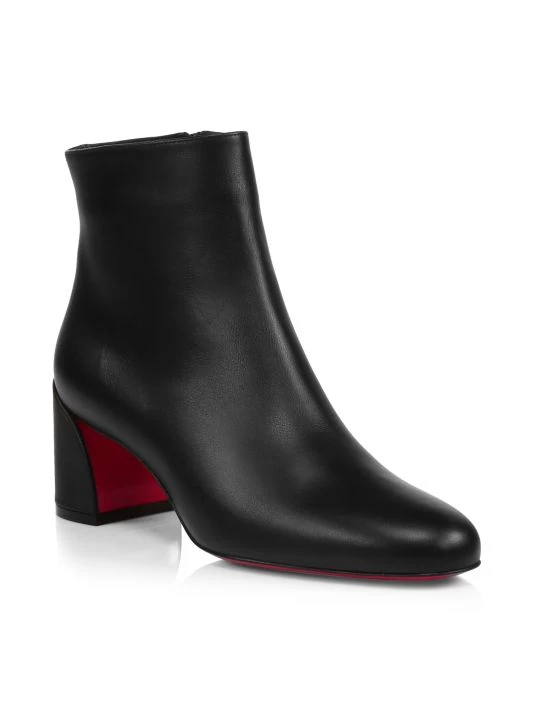 Christian Louboutin Turela 55 Leather Ankle Boots - Image 2