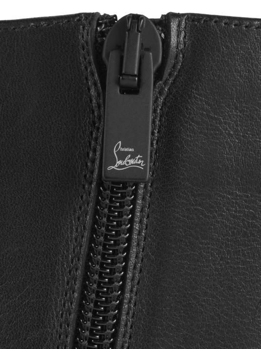 Christian Louboutin Turela 55 Leather Ankle Boots - Image 6