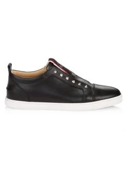 Christian Louboutin Fique A Vontade Leather Low-Top Sneakers For Men