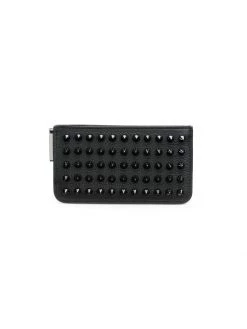 Christian Louboutin Credilou Spiked Leather Card Case For Men