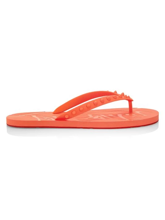 Christian Louboutin Loubi Spikes Flip Flops For Men Drag