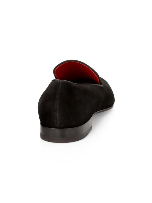 Christian Louboutin Dandelion Leather Loafers For Men Black - Image 3