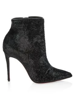 Christian Louboutin So Kate 100 Velvet Booties