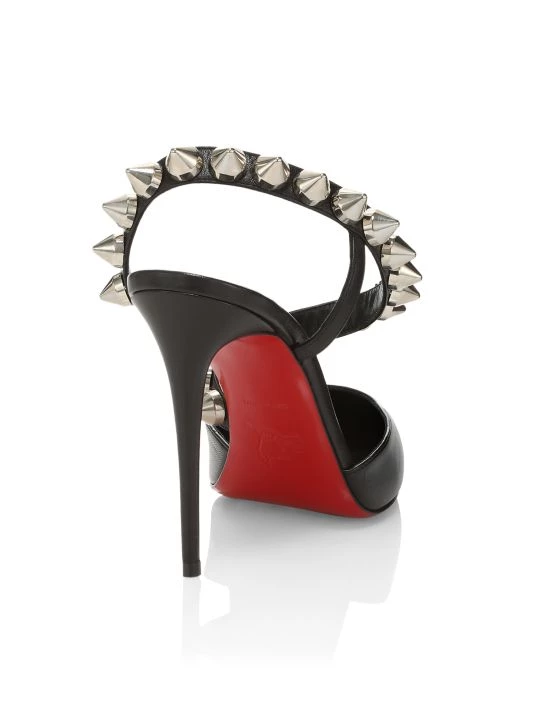 Christian Louboutin Spikita 100 Slingback Pumps Bianco - Image 3
