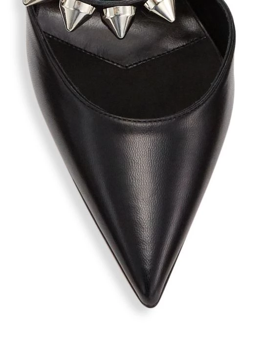 Christian Louboutin Spikita 100 Slingback Pumps Bianco - Image 4