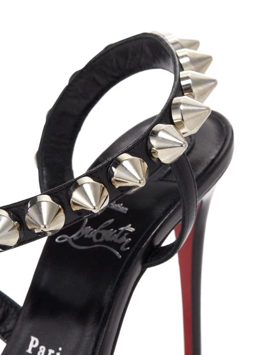 Christian Louboutin Spikita 100 Slingback Pumps Bianco - Image 6