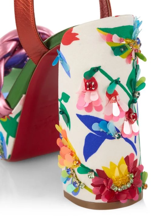 Christian Louboutin Movida Brio 130 Printed Platform Sandals - Image 6