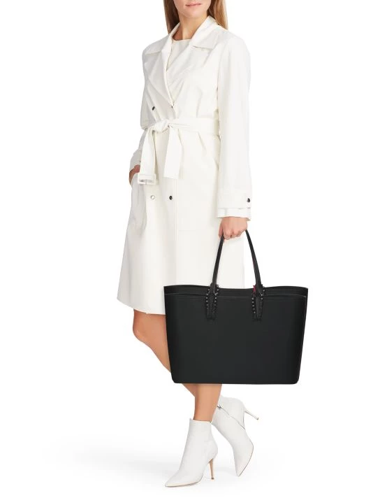 Christian Louboutin Cabata Leather Tote Nude Nude - Image 2