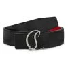 Christian Louboutin CL Logo Buckle Leather Belt For Men