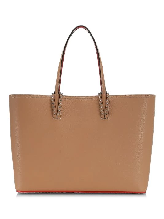 Christian Louboutin Cabata Leather Tote Nude Nude - Image 7