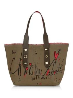 Christian Louboutin Frangibus Printed Logo Tote