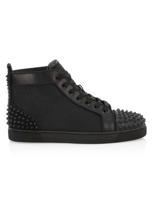 Christian Louboutin Spiked High-Top Sneakers For Men