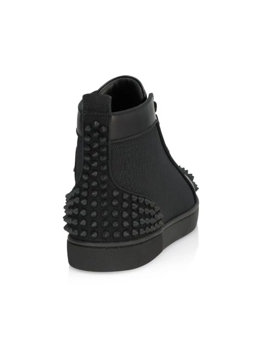 Christian Louboutin Spiked High-Top Sneakers For Men - Image 3