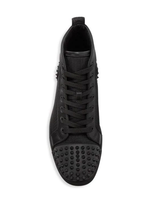 Christian Louboutin Spiked High-Top Sneakers For Men - Image 5