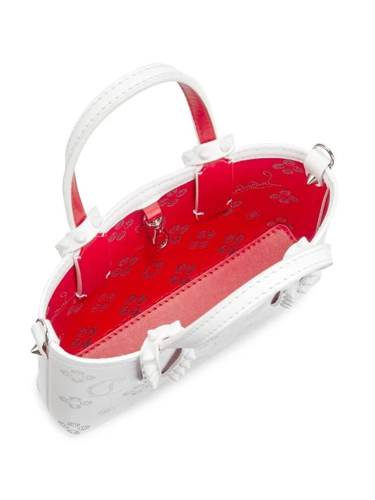 Christian Louboutin Cabata Perforated Leather Tote Black Black - Image 3