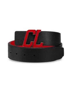 Christian Louboutin Happy Rui CL Logo Belt For Men
