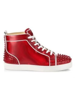 Christian Louboutin Lou Spikes 2 Lace-Up Sneakers For Men