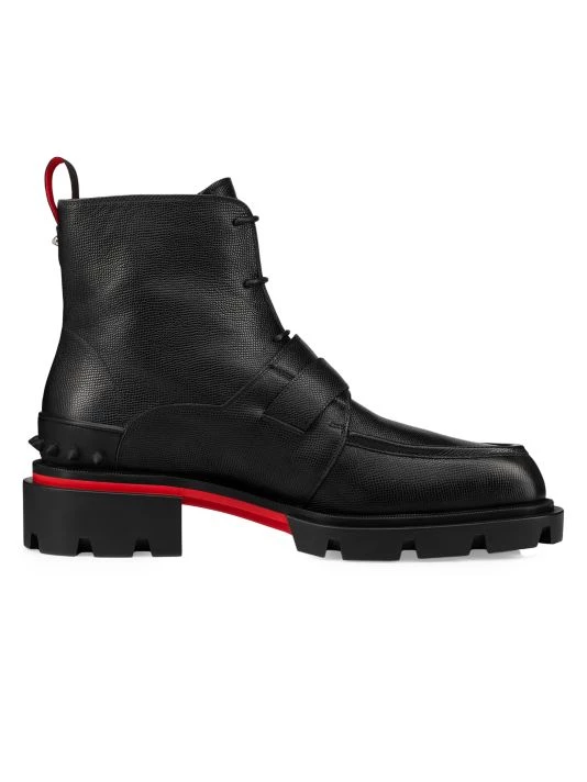 Christian Louboutin Our Georges B Leather Ankle Boots For Men