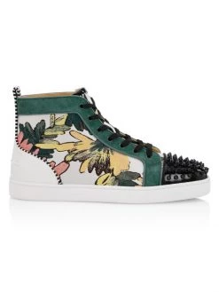 Christian Louboutin Lou Spikes Orlato Sneakers For Men
