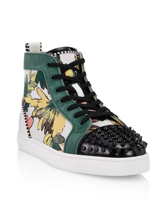Christian Louboutin Lou Spikes Orlato Sneakers For Men - Image 2