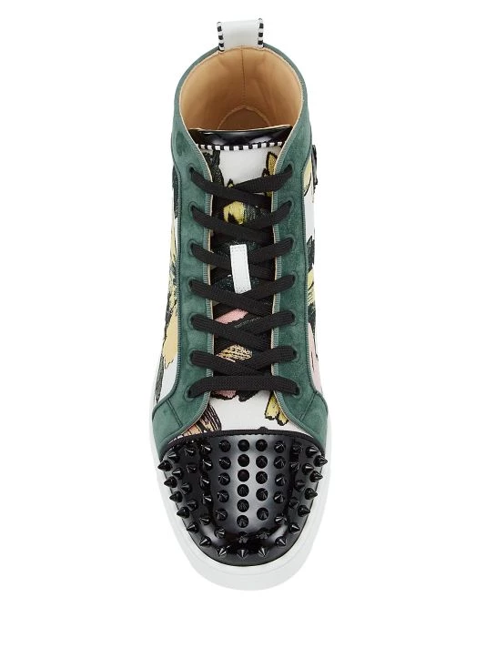 Christian Louboutin Lou Spikes Orlato Sneakers For Men - Image 5