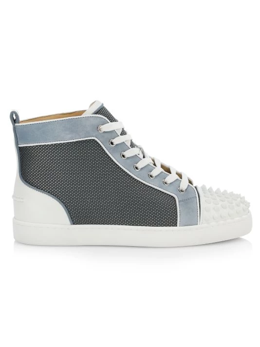 Christian Louboutin Orlato Spiked High-Top Sneakers For Men