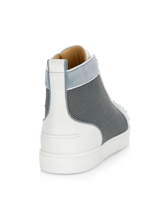 Christian Louboutin Orlato Spiked High-Top Sneakers For Men - Image 3