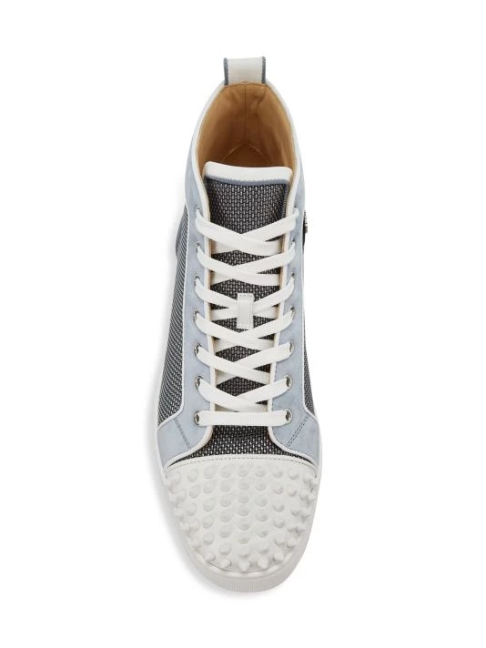 Christian Louboutin Orlato Spiked High-Top Sneakers For Men - Image 5
