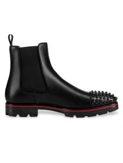 Christian Louboutin Melon Spikes Flat Boots For Men