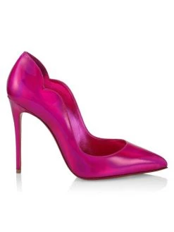 Christian Louboutin Hot Chick 100 Leather Pumps